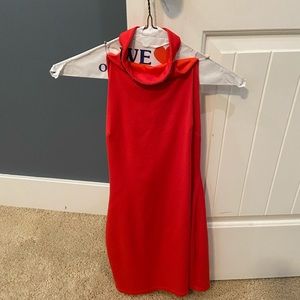 Bebe vibrant orange size xs dress.